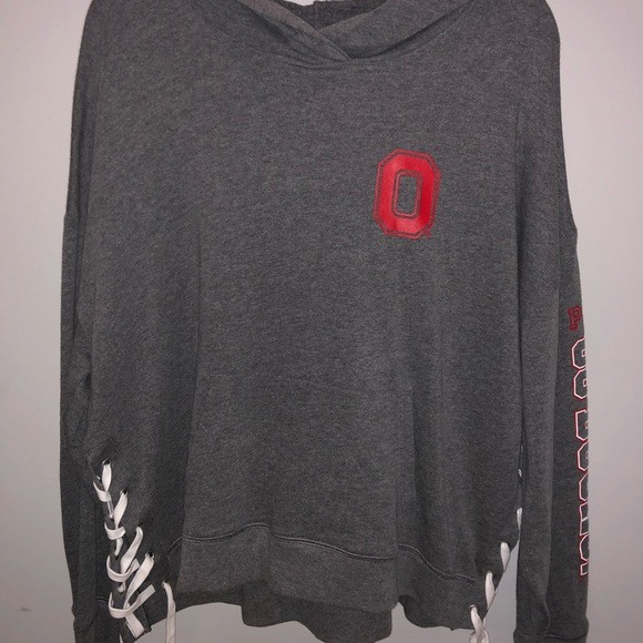 PINK Victoria's Secret Tops - Victoria’s Secret Pink Ohio State hoodie